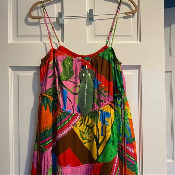 🍍FARM Rio Palila Fringe Midi Dress - Picture 7 of 10